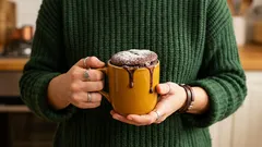 Schokoladen-Tassenkuchen in 3 Minuten fertig: Ein schnelles Dessert