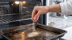 Zwei Löffel genügen – und dein Backofen reinigt sich in nur einer Stunde von selbst